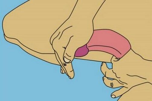 خم کردن آلت تناسلی برای بزرگ کردن سر